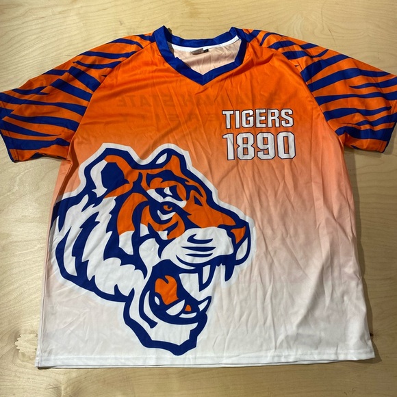 Synergy Imports Tigers 1890 Orange and White Shirt 4XL (OV) - Picture 6 of 13